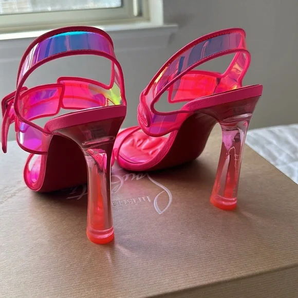 NEW Christian Louboutin LOUBI DUNISS 100 Size 37 - Picture 3 of 10